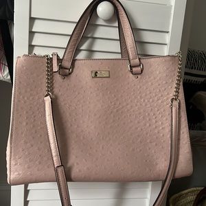 Kate Spade Blush Ostrich Bag